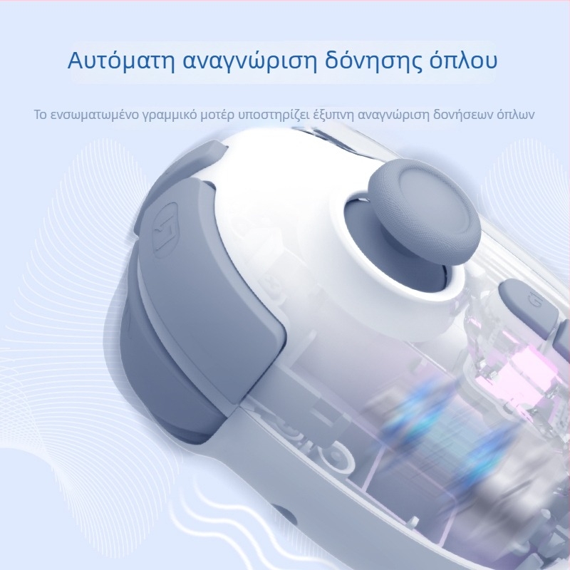 Memo MB03 Ασύρματος ελεγκτής παιχνιδιών με Type-C, ανάδραση δόνησης/Force Feedback, λειτουργία One-Click Gun, συμβατός με Android, iPhone και tablets