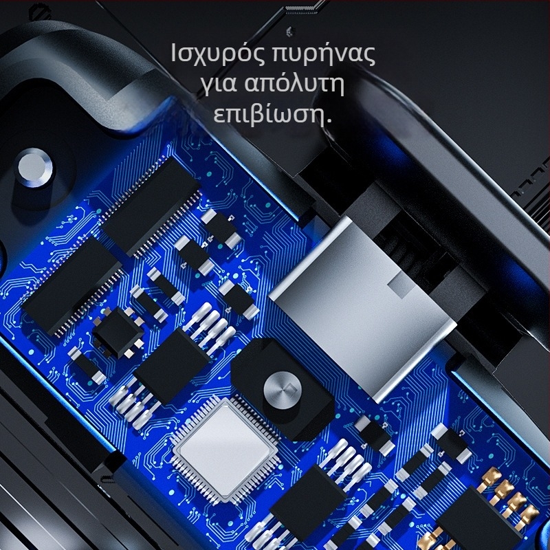 AK05 USB joystick gaming με ανάδραση δύναμης, περίβλημα από ABS και κράμα ψευδάργυρου, 60 g, κουμπί για φαγητό κοτόπουλου