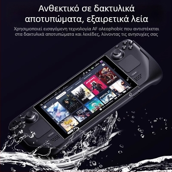 HUARAN PET προστατευτικό μπροστινού οθόνης για Steam Deck, Αντιανακλαστικό, Αντι-μπλε φως, HD, Ανεκτικό σε πτώσεις