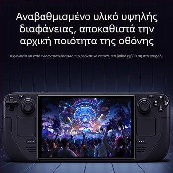 HUARAN PET προστατευτικό μπροστινού οθόνης για Steam Deck, Αντιανακλαστικό, Αντι-μπλε φως, HD, Ανεκτικό σε πτώσεις