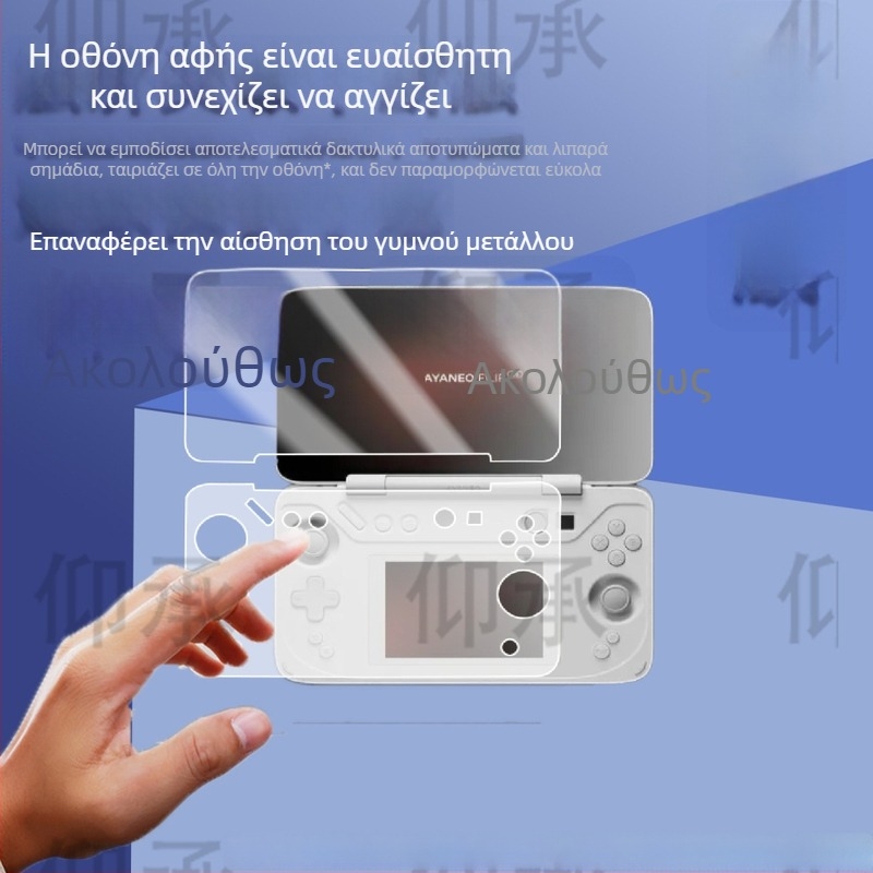 Προστατευτικό μπροστινού οθόνης Ayn Thor διπλής οθόνης φορητή κονσόλα | Υγρό νανο υλικό | HD ευκρίνεια