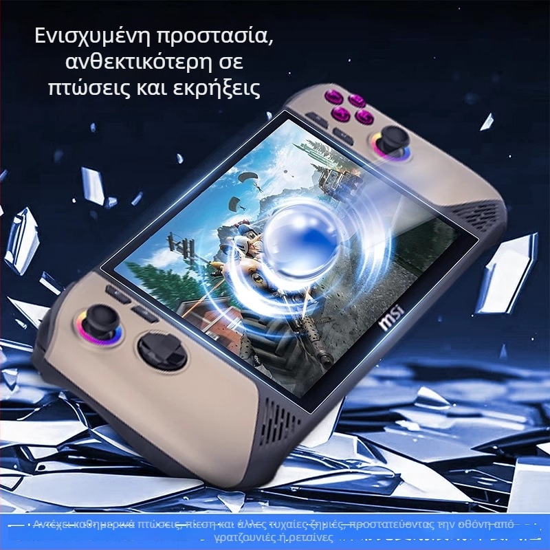 AR αντι-ανάκλαστικό φιλμ για MSI Claw8 AI+ – 0,17 мм, 95% διαπερατότητα, πλήρες κάλυμμα, αντιδακτυλικά αποτυπώματα, υψηλής ευκρίνειας