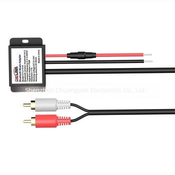 Καλώδιο ήχου αυτοκινήτου Bluetooth 5.0, 2RCA θηλυκό προς AUX, επίχρυση επικάλυψη, πυρήνας χαλκού OFC