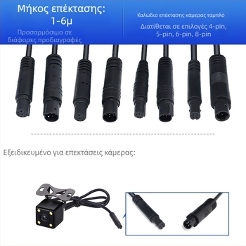 4568P BMW καλώδιο επέκτασης βίντεο για κάμερα οπισθοπορείας