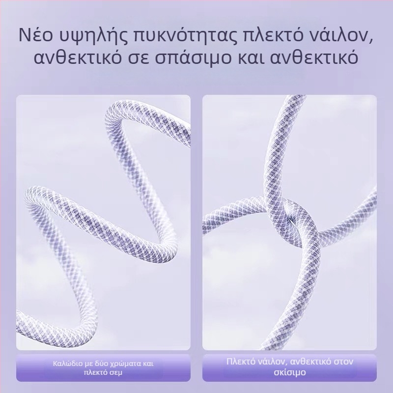 Macaron Καλώδιο Δεδομένων Lightning/Type-C, PD20W γρήγορη φόρτιση, μήκος 1–2 m, υλικό TPE