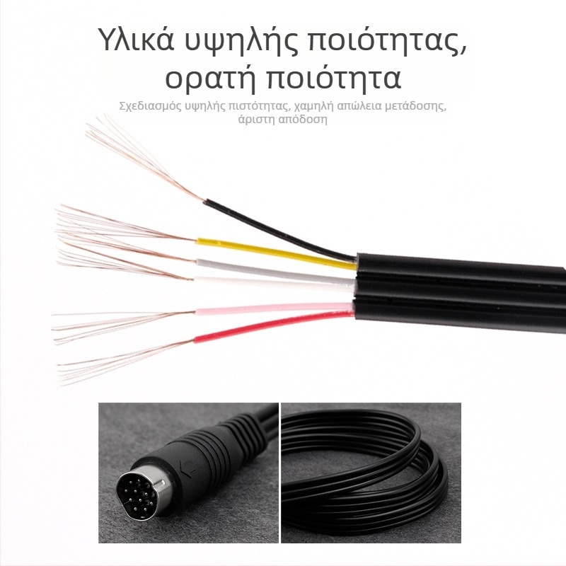 Καλώδιο AV για Sega Saturn, τριών σειρών συνδετήρας, πυρήνας από καθαρό χαλκό, μόνωση PVC, σειρά Saturn