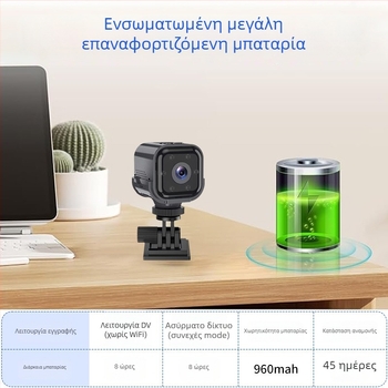 AS03 Έξυπνη Κάμερα, 2.8 mm φακός, εμβέλεια 10–30 μ, Νυχτερινή Όραση, Εσωτερική χρήση