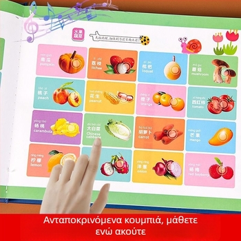 Μονάδα ανάγνωσης με σημείο για νήπια — ομιλούμενο ακουστικό βιβλίο εκπαίδευσης, καταγραφή, επαναφορτιζόμενη μπαταρία λιθίου, μουσική και διαδραστική εκπαίδευση