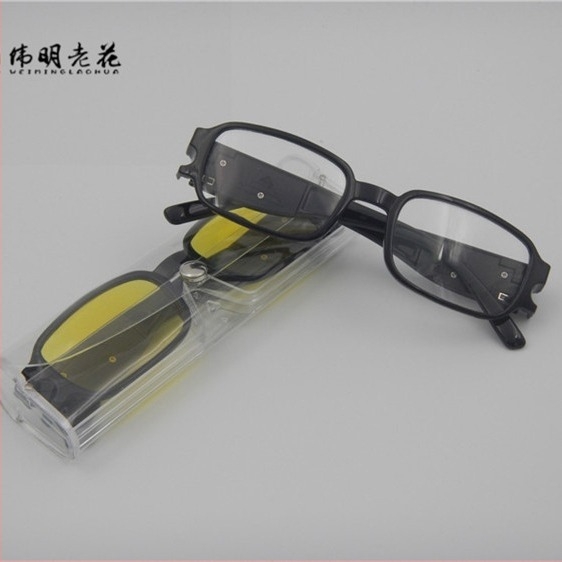 Γυαλιά ανάγνωσης με LED φως, νυχτερινή όραση, πλήρες πλαίσιο, φακοί ανθεκτικοί σε έκρηξη, για κοντινή и μακρινή χρήση