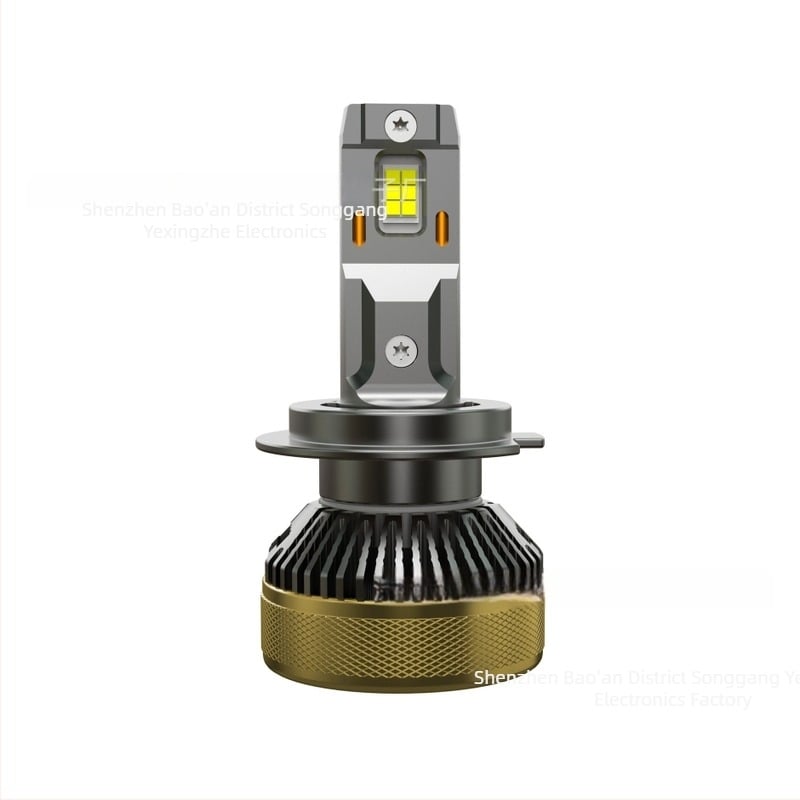 KUAISHEN Μίνι LED φανάρι αυτοκινήτου – χαμηλό και υψηλό φως δέσμης, μπροστινό φως, H4, 68W, 9–60V, IP68, 5000–6100 lm, 50.000 h