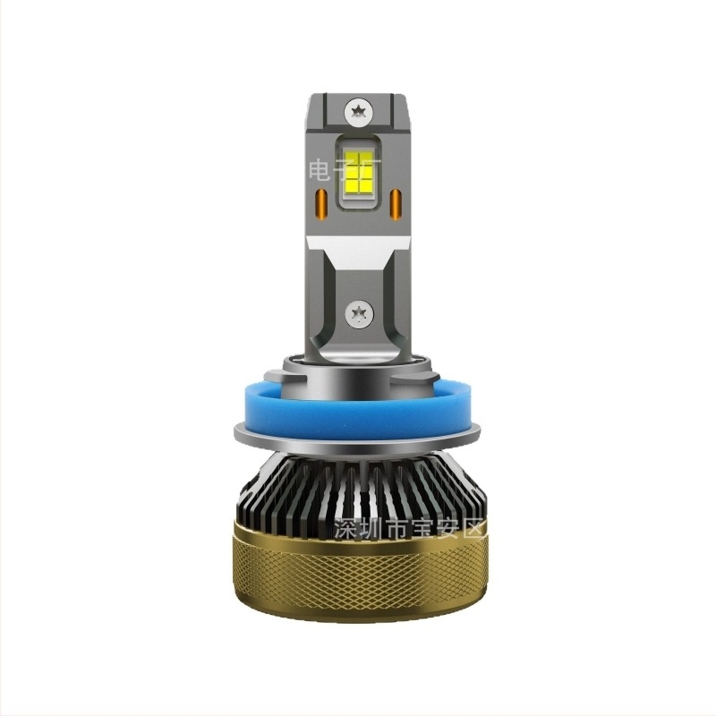 KUAISHEN Μίνι LED φανάρι αυτοκινήτου – χαμηλό και υψηλό φως δέσμης, μπροστινό φως, H4, 68W, 9–60V, IP68, 5000–6100 lm, 50.000 h