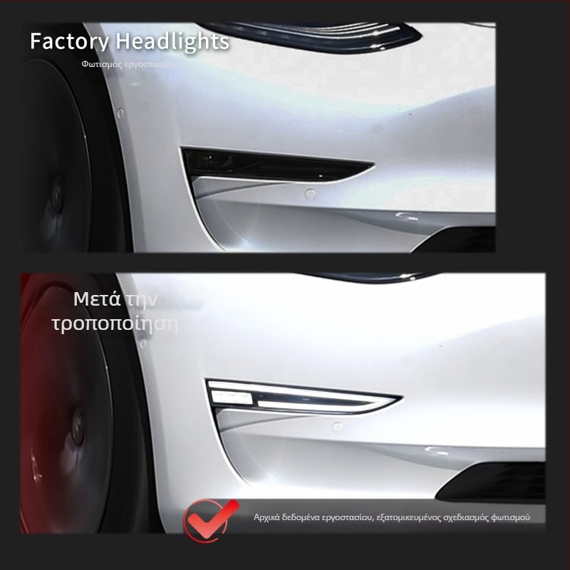 Μπροστινό φως ομίχλης για Tesla Model 3/Y, LED, 20W, 12V, PC+ABS