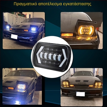 LED Φανάρι για Jeep Wrangler, Arrow-Style, Αλουμινένιο περίβλημα, 6500 lm, 12 V, 55 W, IP68
