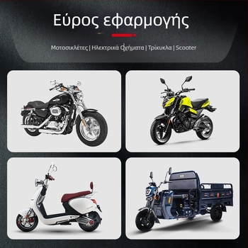 LED φανάρι μοτοσικλέτας με προβολέα τριών ματιών, υψηλό και χαμηλό φως, εξωτερική εγκατάσταση, αλουμινένιο περίβλημα, 20W, 8–60V, αδιάβροχο