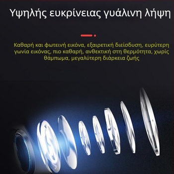 Κάμερα οπισθοπορείας αυτοκινήτου με 360° ρύθμιση γωνίας, AHD νυχτερινή όραση με αστρικό φωτισμό, 12V, 1280×720, εικόνα καθρέπτη