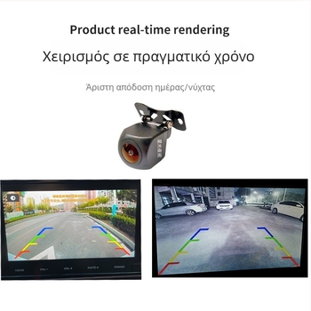 Κάμερα οπισθοπορείας CCD-845C αυτοκινήτου, 12V, 360° ρυθμιζόμενη, ανάλυση 480x1080 HD, AV/CVBS βίντεο σήμα