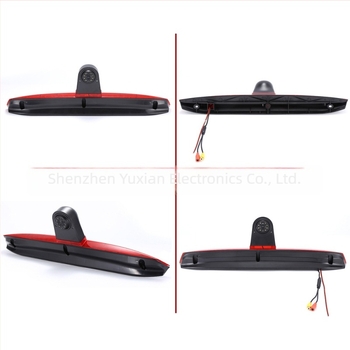 Κάμερα οπισθοπορείας με ενσωματωμένο φωτισμό φρένων υψηλής ισχύος για Mercedes-Benz Vito W639/W447 (Μοντέλο 7244), 12V, NTSC, Ανάλυση 628x586, Ρυθμιζόμενη γωνία