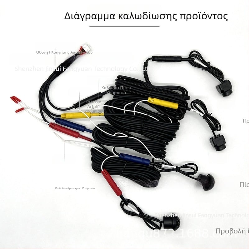 BG-307360 360° πανοραμική κάμερα με αποκωδικοποίηση, όλα-σε-ένα, AHD1080P, 2 MP, 180° ρυθμιζόμενη γωνία, 5V τροφοδοσία