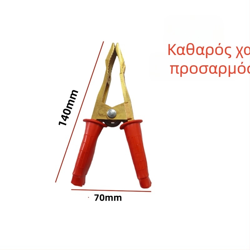 Καλώδιο εκκίνησης μπαταρίας αυτοκινήτου από καθαρό χαλκό, με μεγάλο κλιπ αλιγάτορα