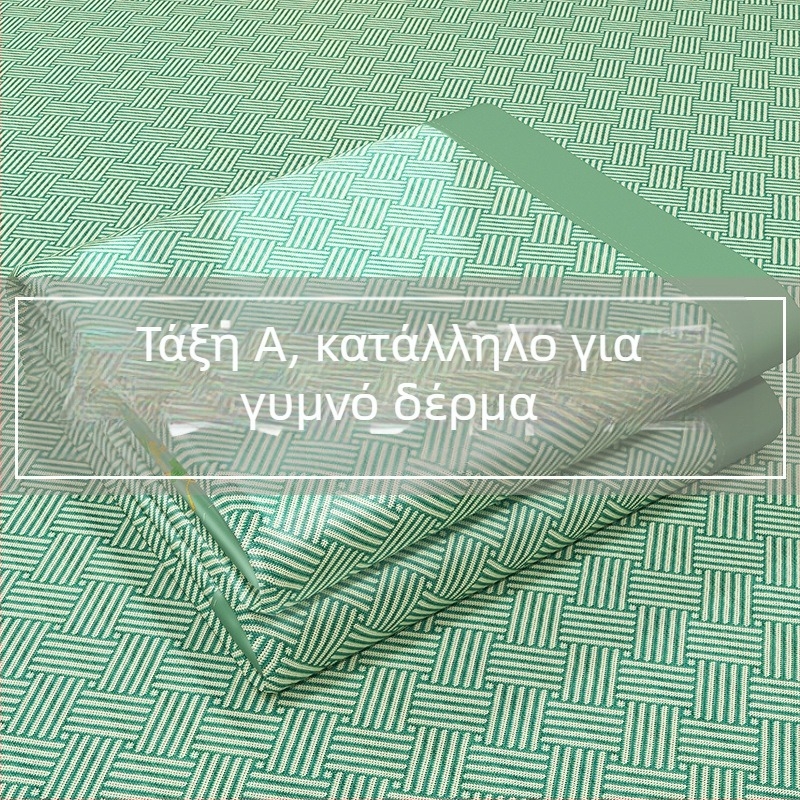 Μάτ Ice Silk με κέντημα, κινεζικό στυλ, χημική ίνα, premium