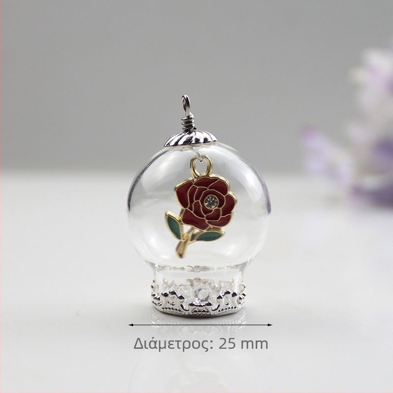 Μπρελόκ με κρεμαστό μοτίβο Άγιος Βασίλης, χιονάνθρωπος και χριστουγεννιάτικο δέντρο, υλικό γυαλί και λαζουρίτης, γλυκό στυλ, κατάλληλο για δώρο