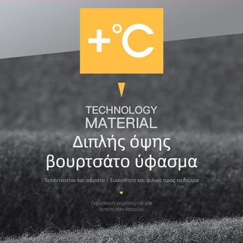 Ανδρική μακρυμάνικη T‑shirt με γυριστό γιακά Turn-Down, τσέπη, διπλό βελούδο, εκτύπωση με γράμματα, pullover, 96% πολυεστέρας, ζεστή για χειμώνα, άνοιξη και φθινοπωρο