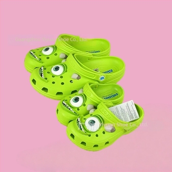 Πέδιλα με επάνω μέρος EVA και σόλα EVA; διαπνέονται, αδιάβροχα και αντιολισθητικά; ύψος φτέρνας 2 cm; στυλ cartoon paradise; για άνδρες 18–40 ετών; κυκλοφόρησαν το καλοκαίρι του 2025.