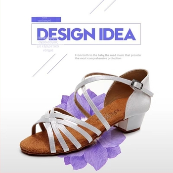 Betty 603 Παπούτσια χορού, Λατινικός χορός, μαλακή σόλα από γούνα αγελάδας, για μπαλέτο και μοντέρνο χορό