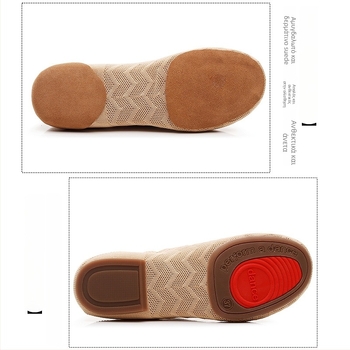 Παπούτσια χορού για ενήλικες, unisex, αναπνεύσιμα, ελαφριά, με δερμάτινη σόλα, για μπαλέτο, σύγχρονο χορό και λατινικό χορό.