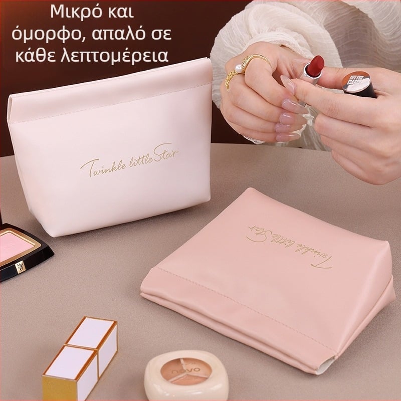 Τσαντάκι μακιγιάζ για κραγιόν – PU, στυλ τσάντας χειρός, Μοντέλο 8095, Πολυχρηστικός οργανωτής