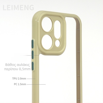 Θήκη κινητού για Oppo Reno14Pro, διπλός σχεδιασμός, TPU + PC, χειροποίητο