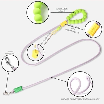 Λουρί σκύλου από PP, προέλευση Zhejiang, μη επεκτειόμενο, κατηγορία: ιμάντες για κατοικίδια