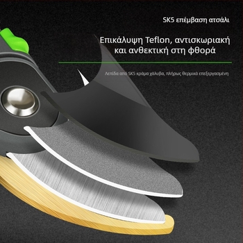 Shengda Κλαδευτήρια φρούτων – Ισχυρά ψαλίδια κλαδέματος για παχιά κλαδιά και φρούτα, κηπουρική και ανθοκομία – εξοικονόμηση προσπάθειας