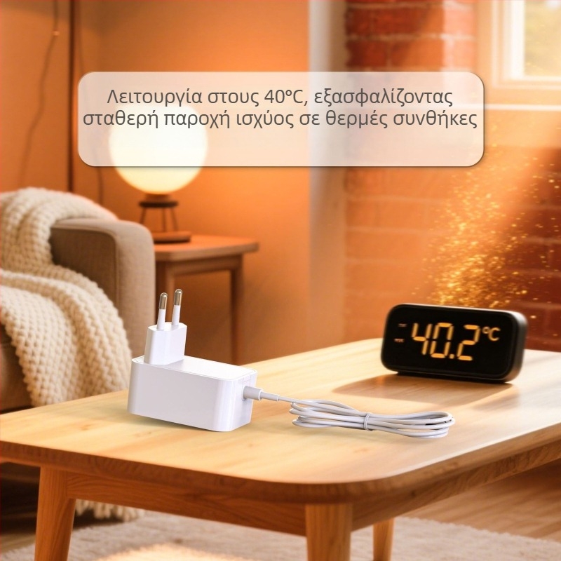 Τροφοδοτικό 12V 2A, 24W, πιστοποιημένο CCC, Εθνικό Πρότυπο, Είσοδος 100-240V, για δοσομετρητή νερού κατοικίδίων και εξοπλισμό ενυδρείου