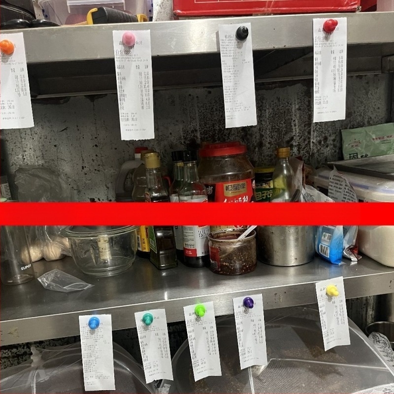 Διαχειριστής παραγγελιών σε στυλ πορτοφόλι με μαγνητική στερέωση για αποδείξεις κουζίνας (Μάρκα: Unique; Υλικό: Πλαστικό; Τύπος: Πορτοφόλι)