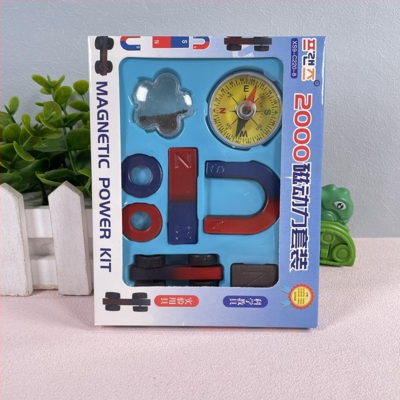 Εκπαιδευτικό κιτ μαγνητών φυσικής για DIY πειράματα με μαγνήτη σχήματος U, μη ηλεκτρικό, για ηλικίες 7–14