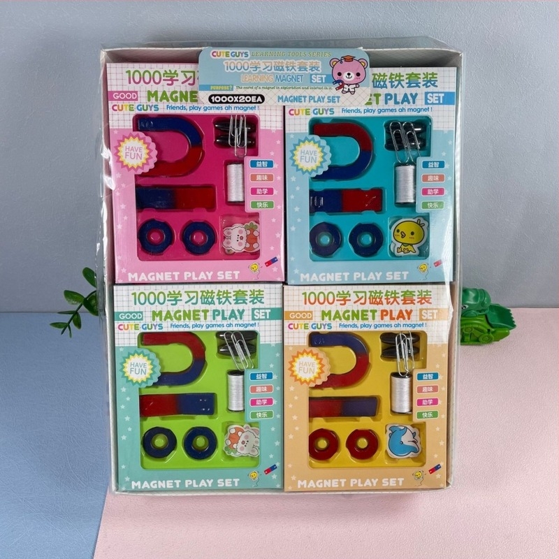 Εκπαιδευτικό κιτ μαγνητών φυσικής για DIY πειράματα με μαγνήτη σχήματος U, μη ηλεκτρικό, για ηλικίες 7–14