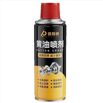 Σπρέι λιπαντικό με βάση το βούτυρο — ανθεκτικό σε υψηλές θερμοκρασίες, για μηχανική λίπανση εξαρτημάτων (κλειδαριές πόρτας, ρουλεμάν, γρανάζια)