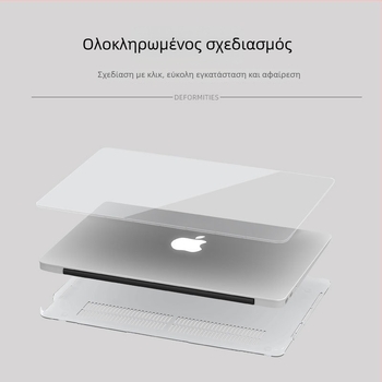 Θήκη προστασίας για MacBook Pro και MacBook Air – HRHPYM, Πλαστικό υλικό
