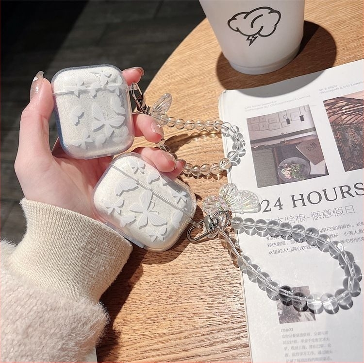 Θήκη προστασίας AirPods - TPU υλικό, χαρακτική, φορητό μαλακό κέλυφος, στυλ καρτούν - για Apple AirPods