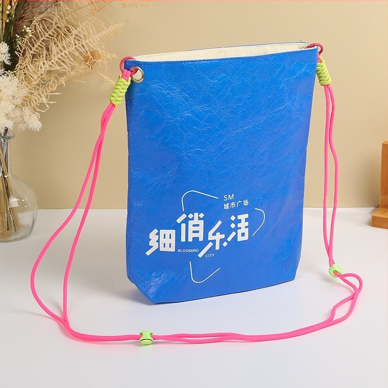 Τσάντα ώμου από Dupont χαρτί, offset εκτύπωση, μάρκα Chisheng, τσάντα γενικής συσκευασίας