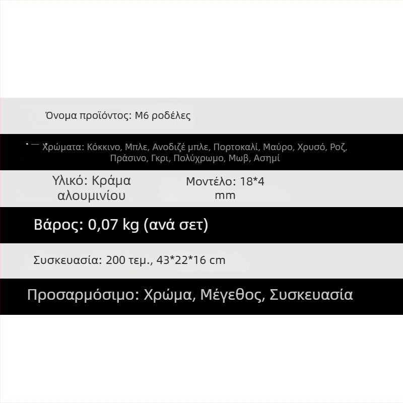 Βίδες M6 με φλάντρες για τροποποίηση αυτοκινήτου και πλαίσιο πινακίδας JDM