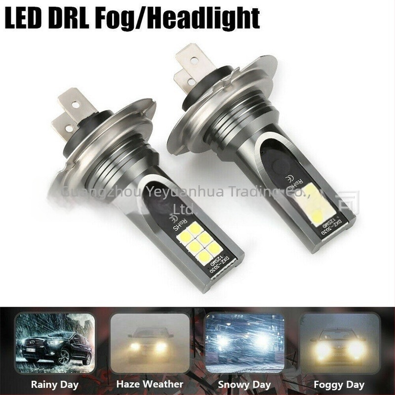 LED προβολείς ομίχλης εμπρός 12W, 12V, 1100LM, SMD, μοντέλο H1/H4/H7/9005/9006/H8/H11