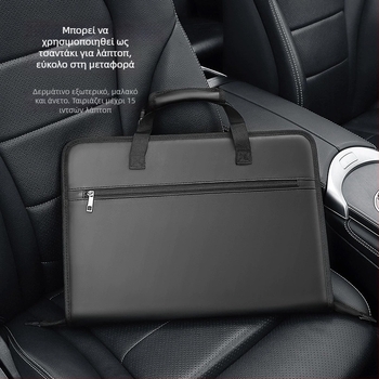 Τραπεζάκι τιμονιού αυτοκινήτου με θήκη για φορητό υπολογιστή και στήριγμα tablet; Πολυλειτουργικό, αναδιπλούμενο; Εγκατάσταση: επιτοίχια; Υλικό: Άλλο; Συμβατό με γενικά αυτοκίνητα