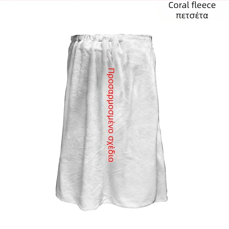 Πετσέτα μπάνιου από φλίς κοραλλιού, 200 g, Πολυεστέρας 90% / Βαμβάκι 10%, Διαθέσιμη προσαρμογή και εκτύπωση λογότυπου