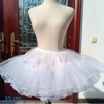 Lolita φούστα μπούστο με τέσσερις στρώσεις, χωρίς κόκαλα, τιράντες, μαλακό ύφασμα γάζας, Άνοιξη 2025