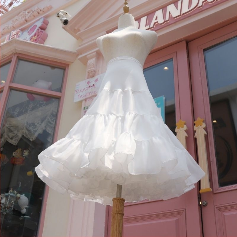 Lolita Bustle Extension – Bustle χωρίς οστά, Crystal Gauze ύφασμα, ρυθμιζόμενο, ενήλικες