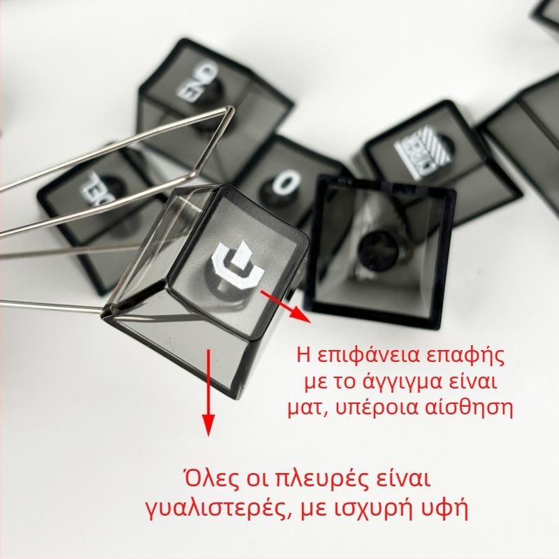 Keycap για μηχανικά πληκτρολόγια, πλαστικά καπάκια κλειδιών, πλήρες σετ