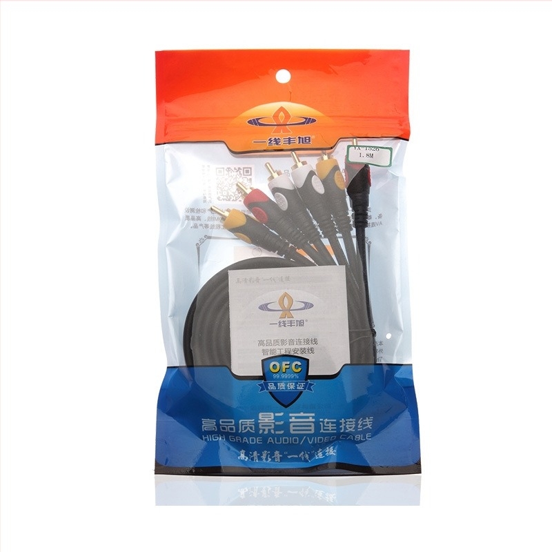 AV καλώδιο για set-top box, επίχρυση επίστρωση, πυρήνας από χαλκό, αγωγός από καθαρό χαλκό