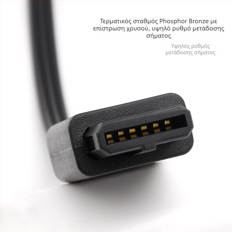 Καλώδιο AV για N64, τριών σειρών συνδετήτης, επιχρυσωμένη σπειροειδής κεφαλή, πυρήνας από καθαρό χαλκό, μόνωση PVC